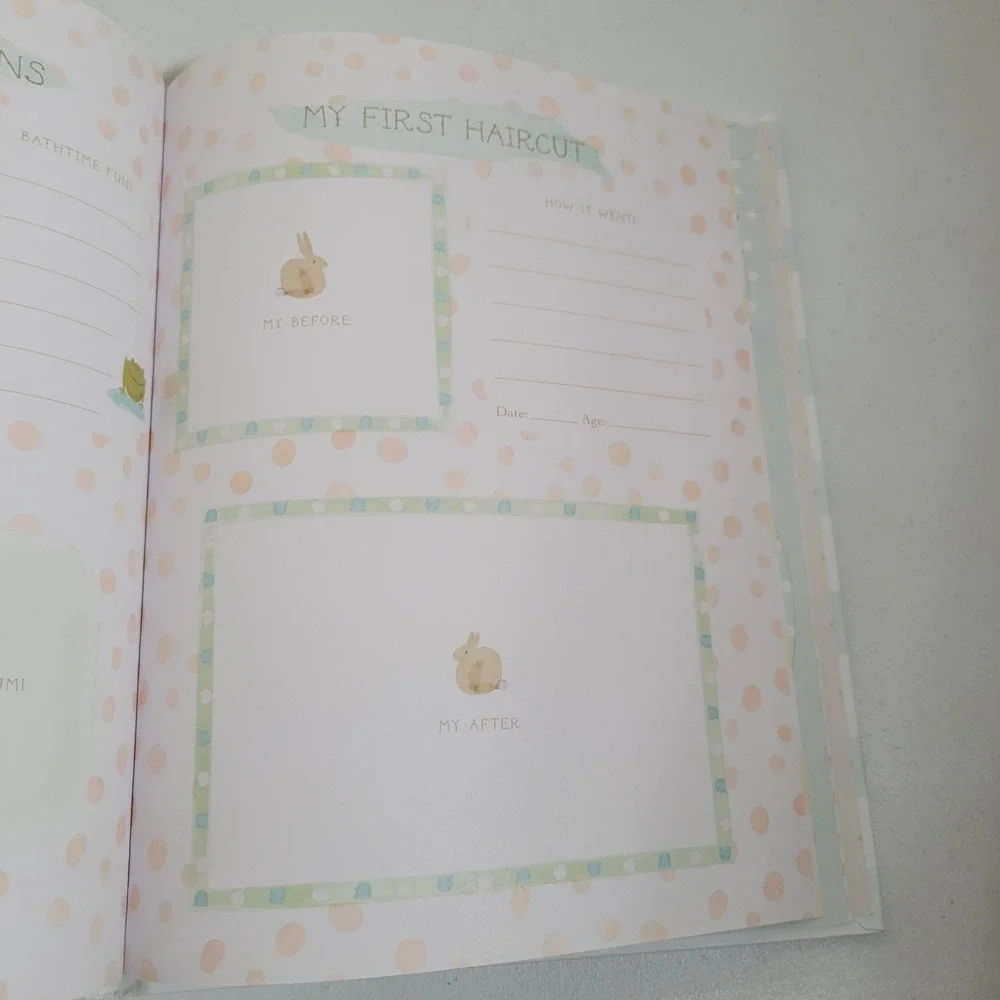 Stepping Stones‎ Memory Book Baby's First Year Forest Animals Record Book 0533